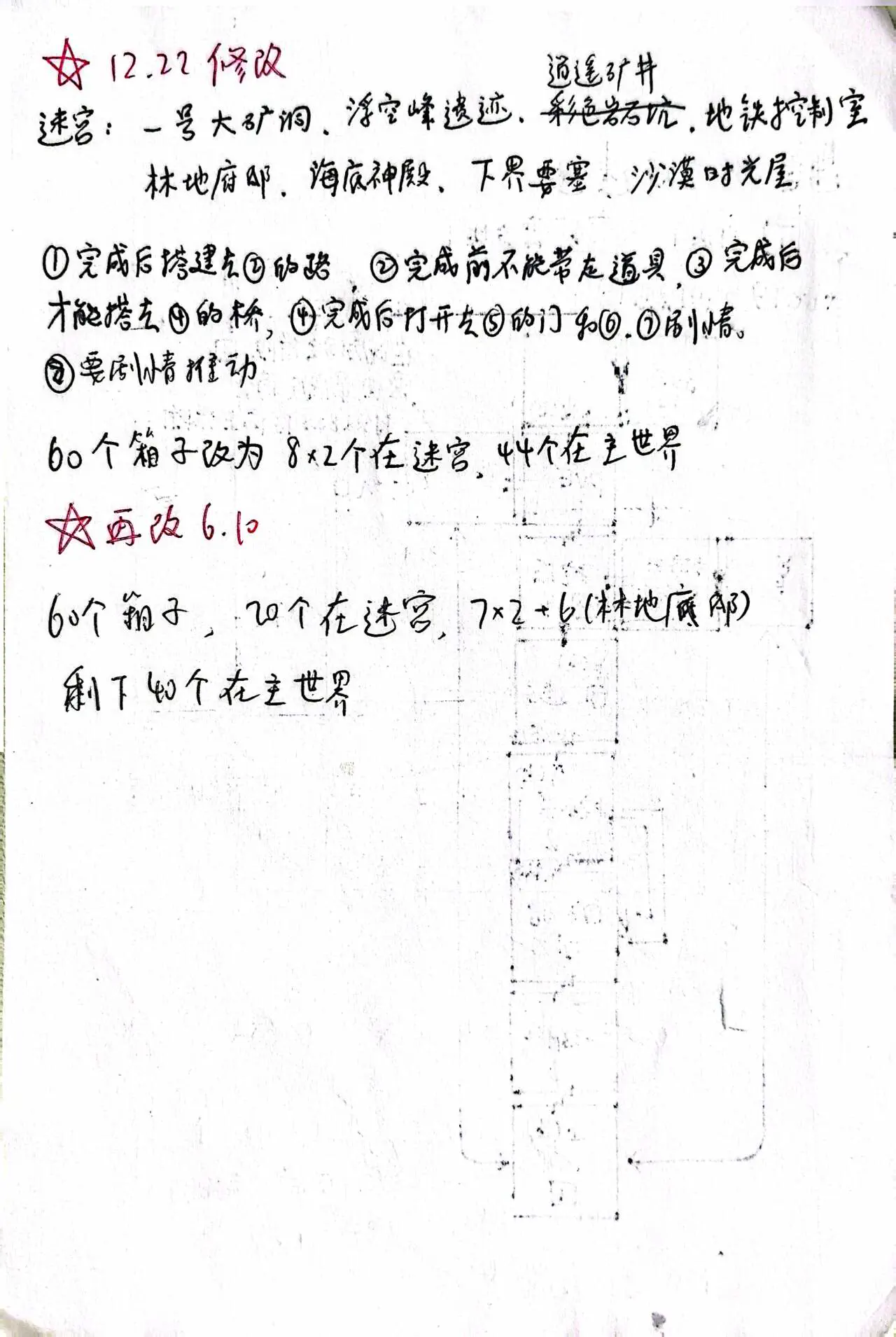 对迷宫设计的后续修改(18/31)