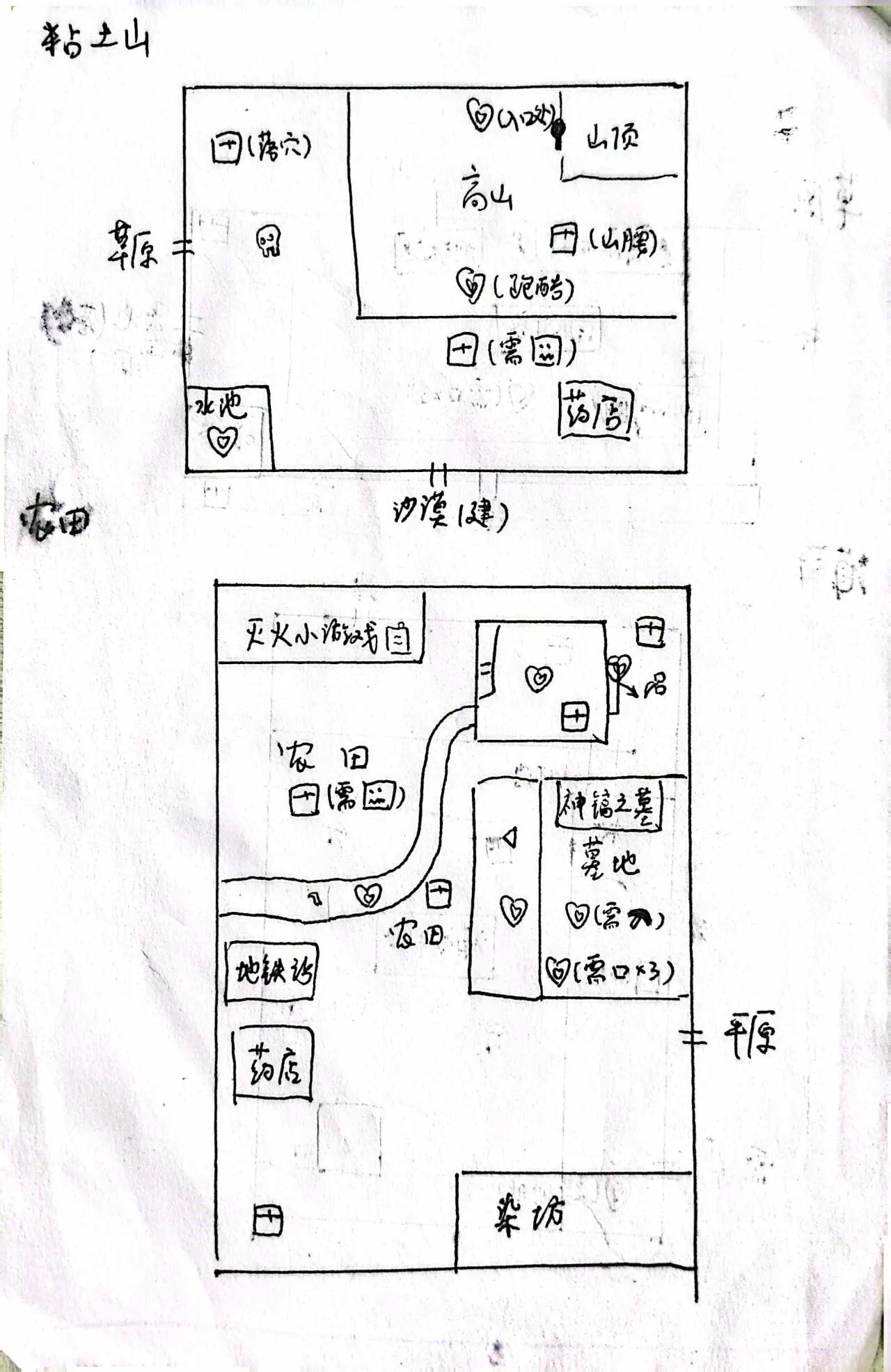 区域地图 4(粘土山、农田)(8/31)
